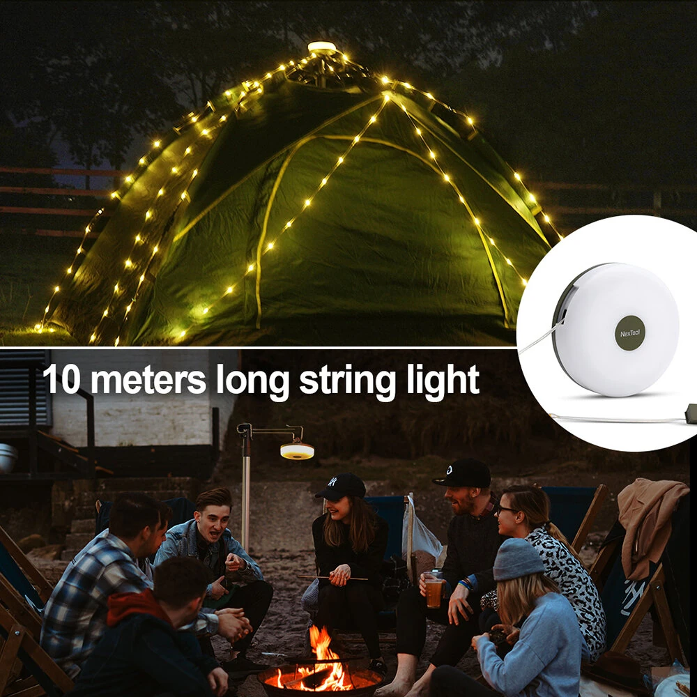 (image for) Nextool Outdoor Atmosphere Camping Light 10m LED String Lights Canopy Tent Decoration LED String Lights