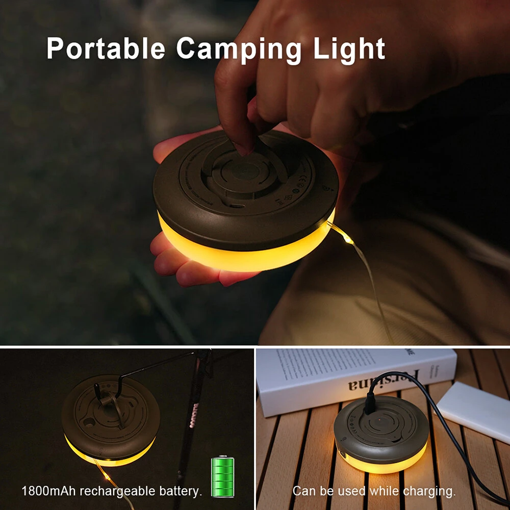 (image for) Nextool Outdoor Atmosphere Camping Light 10m LED String Lights Canopy Tent Decoration LED String Lights