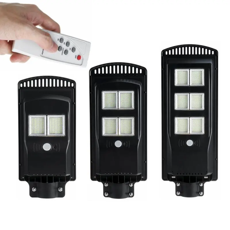 (image for) Solar Panel 192/384/576LED Wall Street Light Outdoor Garden Lamp wirh Remote Controller